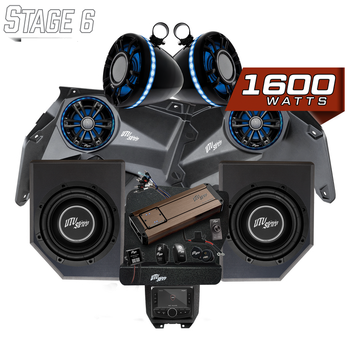 Can-Am® X3 Elite Series Stage 6 Stereo Kit | UTVS-X3-S6-E