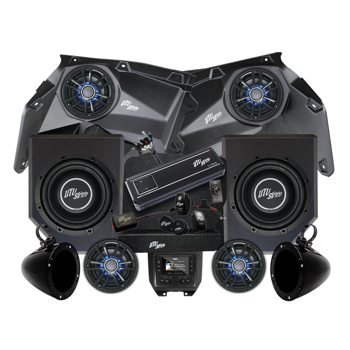 Can-Am® X3 Signature Series Stage 6 Stereo Kit |  UTVS-X3-S6-S
