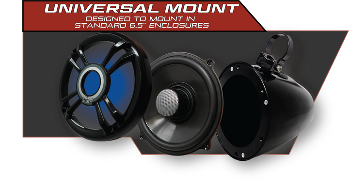 Pro Series 6.5" Speakers (Pair) | UTVS-P654