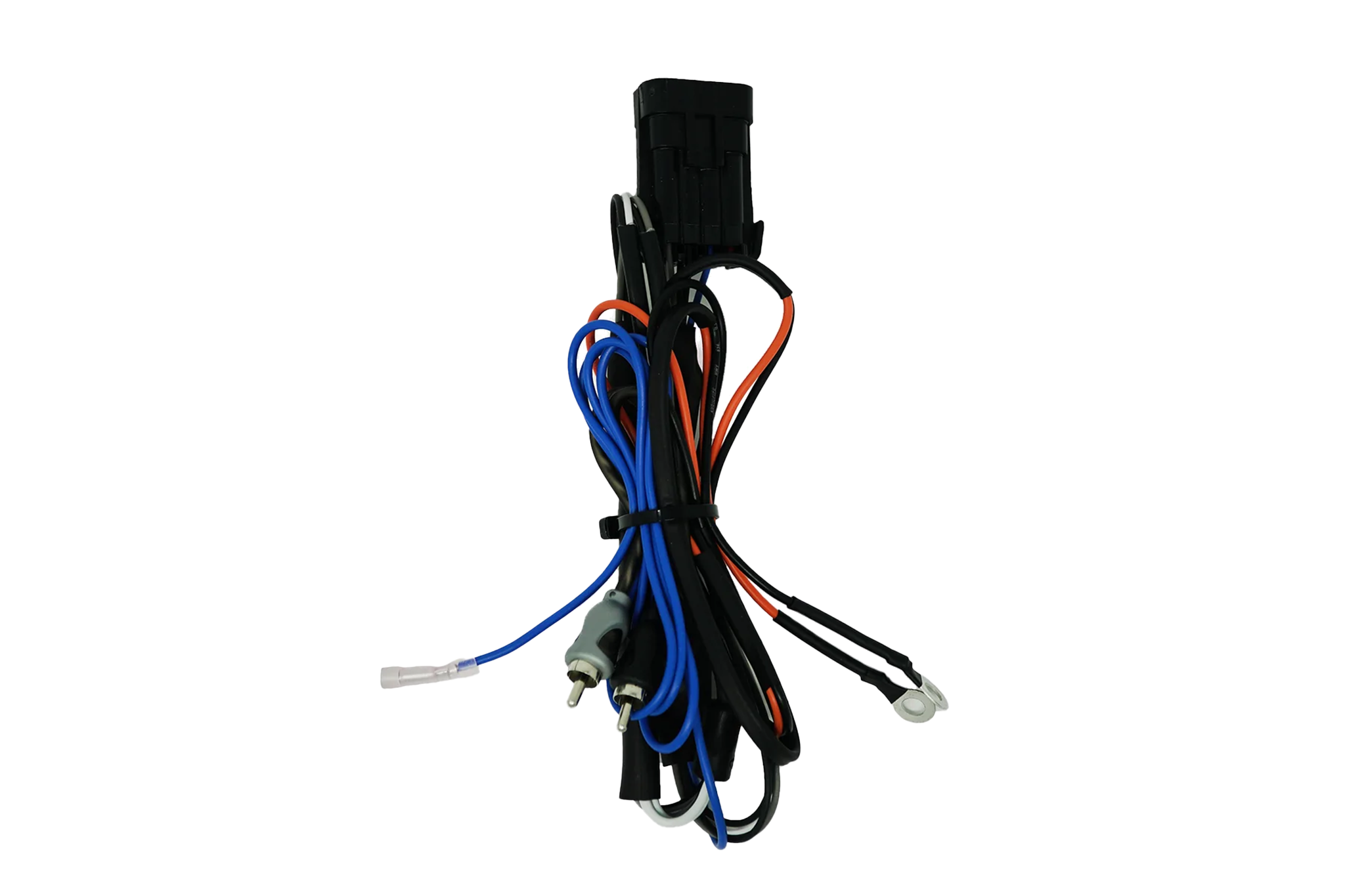'14+ RZR® Ride Command Amp Harness - Delay/ON Regulated | UTV Stereo