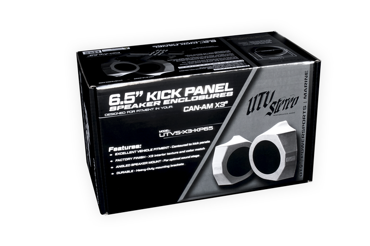 Can-Am X3 6.5" Kick Panel Speaker Enclosures | UTVS-X3-KP65